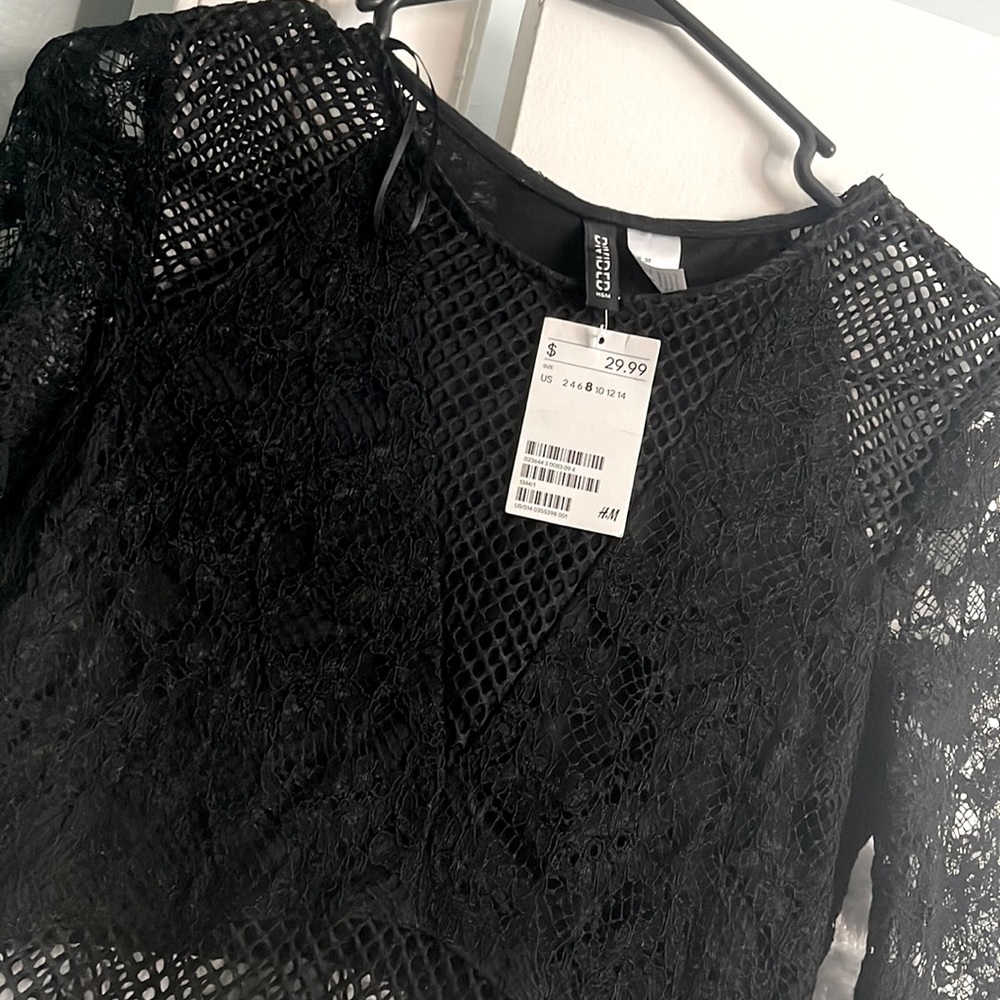 H&M black dress